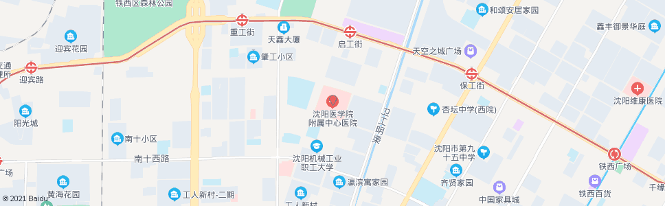 沈阳市中心医院_公交站地图_沈阳公交_妙搜公交查询2024