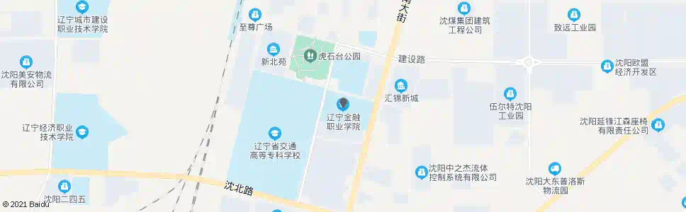 沈阳省金融学校_公交站地图_沈阳公交_妙搜公交查询2024