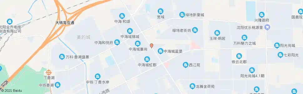 沈阳中海城_公交站地图_沈阳公交_妙搜公交查询2024