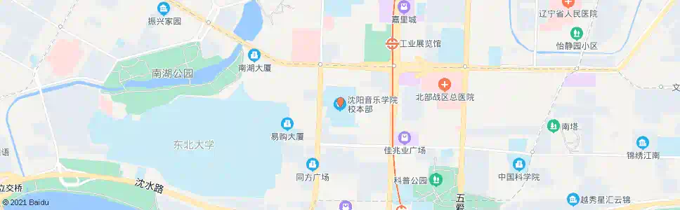 沈阳三好街音乐学院_公交站地图_沈阳公交_妙搜公交查询2024