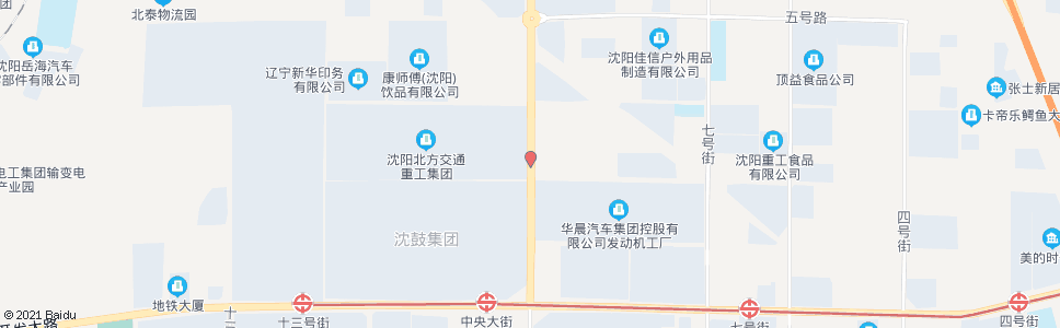 沈阳中央大街七号路_公交站地图_沈阳公交_妙搜公交查询2024