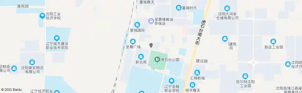 沈阳虎石台公园_公交站地图_沈阳公交_妙搜公交查询2024