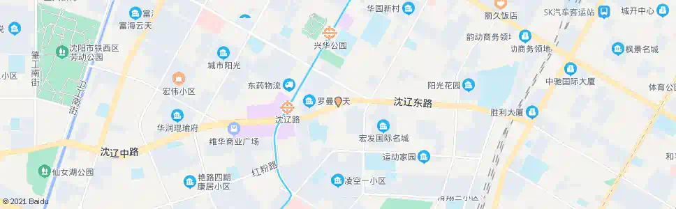 沈阳沈辽路云峰街_公交站地图_沈阳公交_妙搜公交查询2024