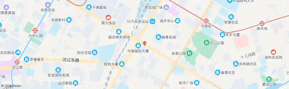 沈阳南五马路胜利大街_公交站地图_沈阳公交_妙搜公交查询2024