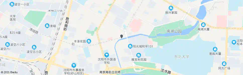 沈阳市第六医院南_公交站地图_沈阳公交_妙搜公交查询2024