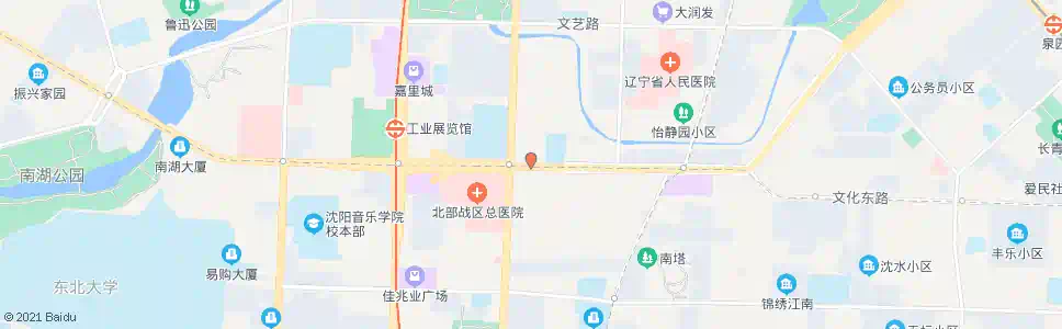 沈阳陆军总院_公交站地图_沈阳公交_妙搜公交查询2024