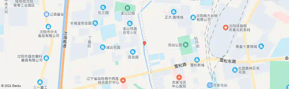 沈阳白松桥_公交站地图_沈阳公交_妙搜公交查询2024