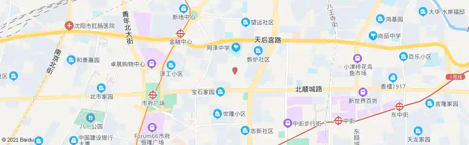 沈阳令闻街教场路_公交站地图_沈阳公交_妙搜公交查询2024