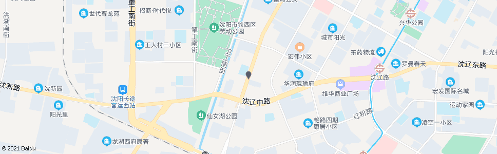 沈阳保工街南十四路_公交站地图_沈阳公交_妙搜公交查询2024