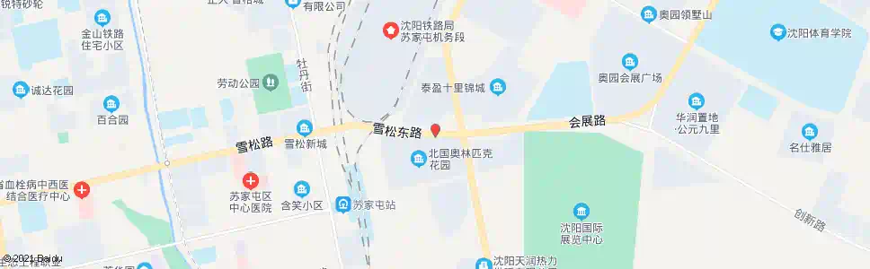 沈阳北国奥林匹克花园_公交站地图_沈阳公交_妙搜公交查询2024