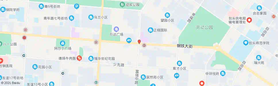 包头富强路_公交站地图_包头公交_妙搜公交查询2024