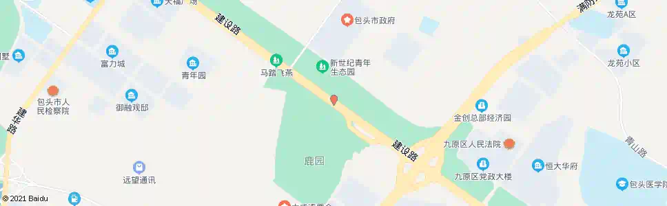 包头青年生态园_公交站地图_包头公交_妙搜公交查询2024