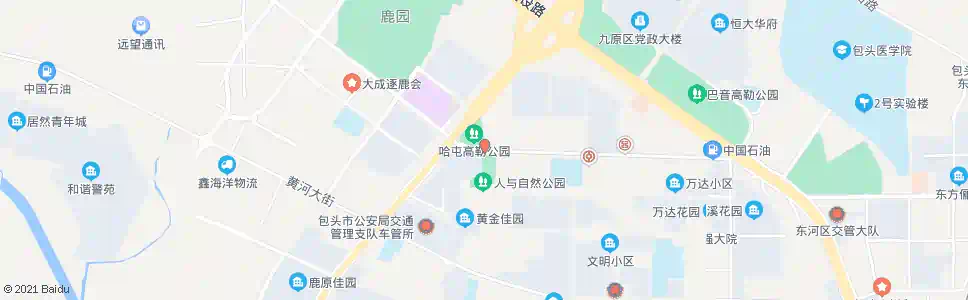 包头黄金小区_公交站地图_包头公交_妙搜公交查询2024