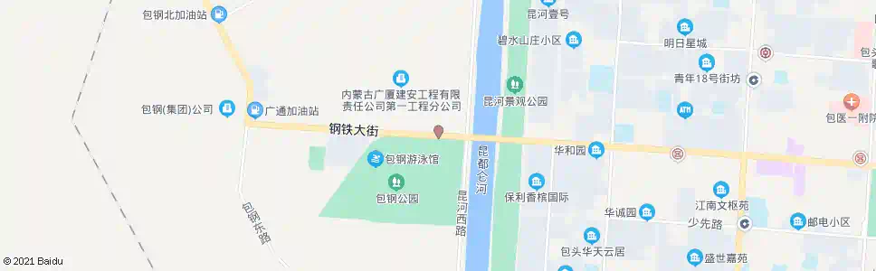 包头包钢中桥停车场_公交站地图_包头公交_妙搜公交查询2024