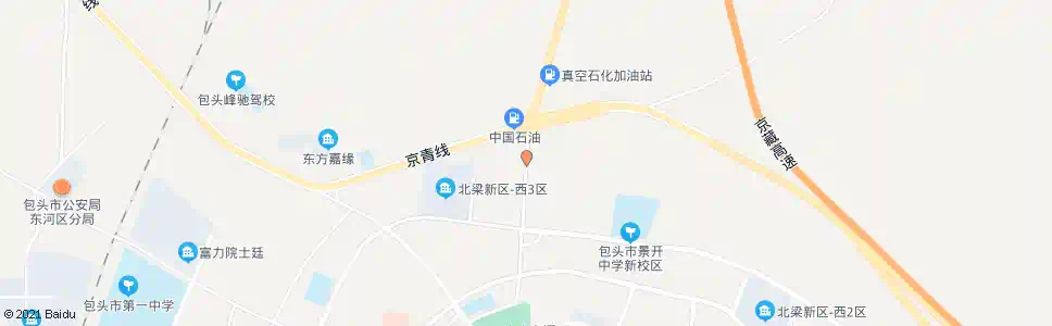 包头西北门_公交站地图_包头公交_妙搜公交查询2024