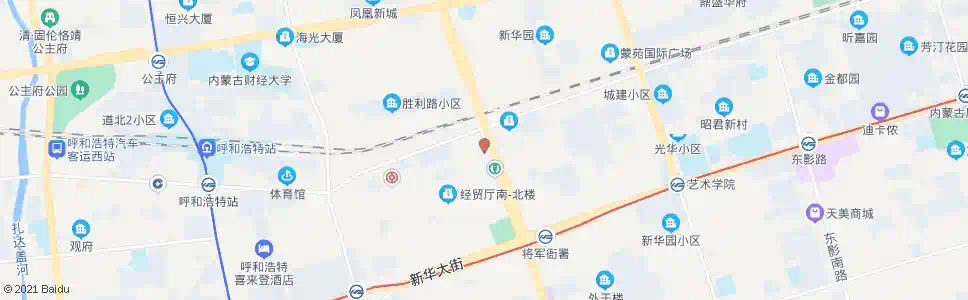 呼和浩特长城医院_公交站地图_呼和浩特公交_妙搜公交查询2024