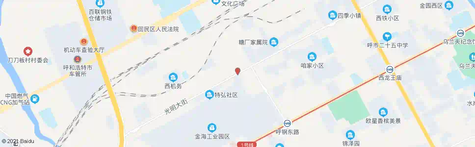 呼和浩特西机务段_公交站地图_呼和浩特公交_妙搜公交查询2024