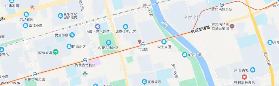 呼和浩特招商银行如意支行_公交站地图_呼和浩特公交_妙搜公交查询2024