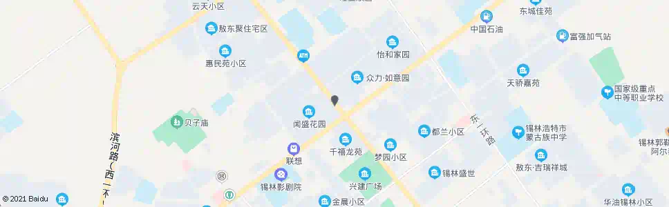 锡林郭勒东风路口_公交站地图_锡林郭勒公交_妙搜公交查询2024