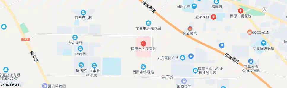 固原民族医院_公交站地图_固原公交_妙搜公交查询2024