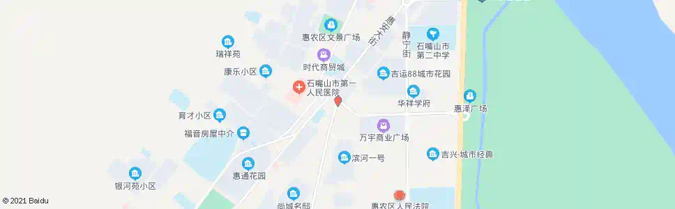 石嘴山安乐市场_公交站地图_石嘴山公交_妙搜公交查询2024