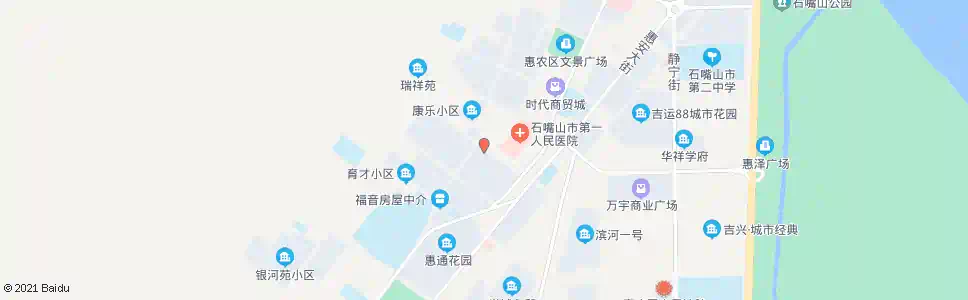 石嘴山清华园_公交站地图_石嘴山公交_妙搜公交查询2024