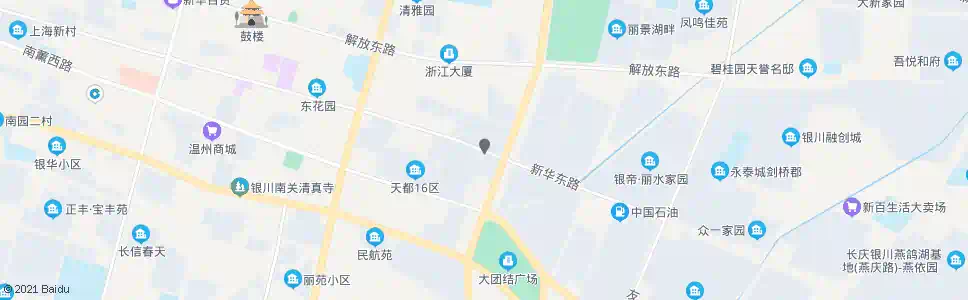 银川高台小区_公交站地图_银川公交_妙搜公交查询2024