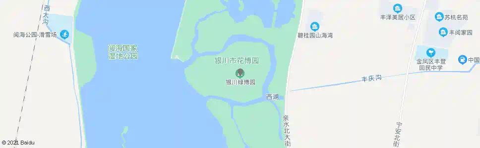 银川银川绿博园_公交站地图_银川公交_妙搜公交查询2024