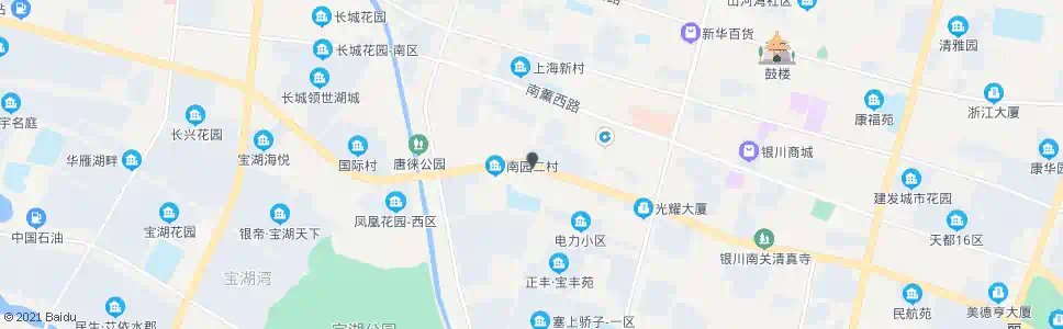 银川银华小区_公交站地图_银川公交_妙搜公交查询2024