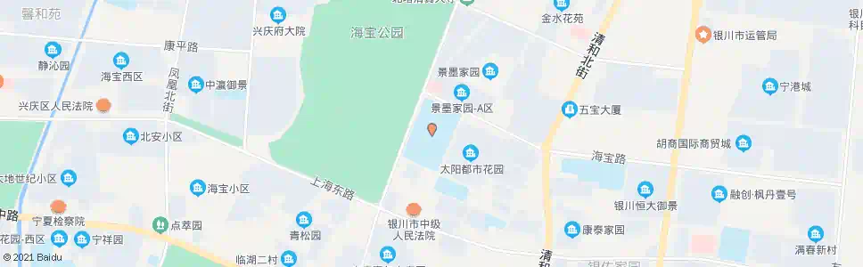 银川二中_公交站地图_银川公交_妙搜公交查询2024