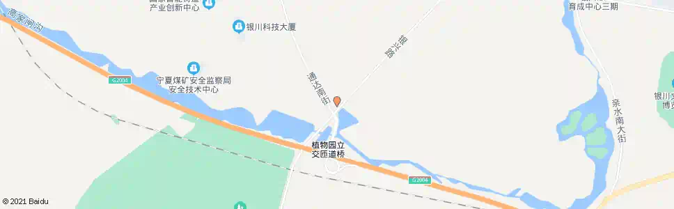 银川南环高速通达街口_公交站地图_银川公交_妙搜公交查询2024