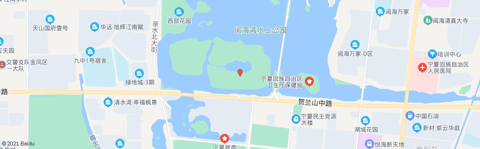 银川悦海宾馆_公交站地图_银川公交_妙搜公交查询2024