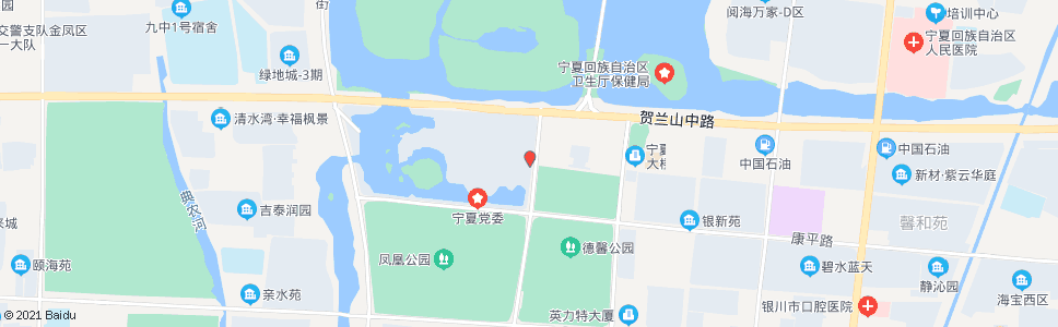 银川区党委东门_公交站地图_银川公交_妙搜公交查询2024