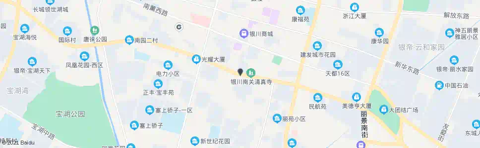 银川长城路永安巷口_公交站地图_银川公交_妙搜公交查询2024