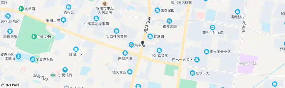 银川北环小区_公交站地图_银川公交_妙搜公交查询2024