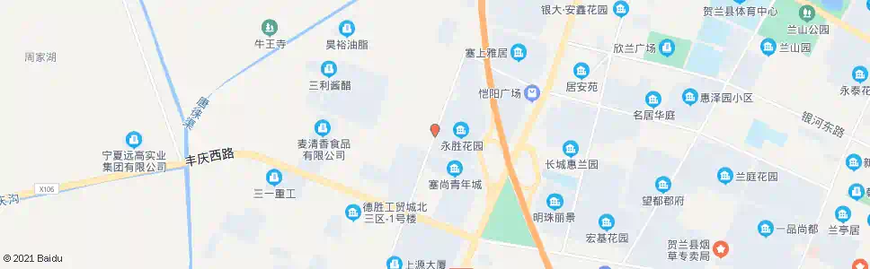 银川虹桥街伊园路口_公交站地图_银川公交_妙搜公交查询2024