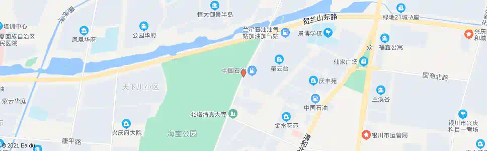 银川中房玺云台_公交站地图_银川公交_妙搜公交查询2024