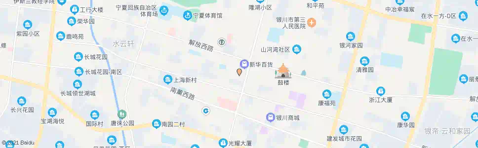 银川实验小学_公交站地图_银川公交_妙搜公交查询2024