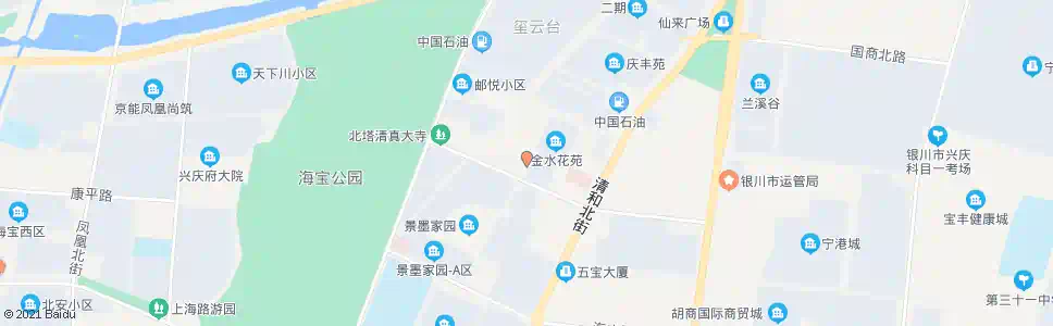 银川双福街北口_公交站地图_银川公交_妙搜公交查询2024