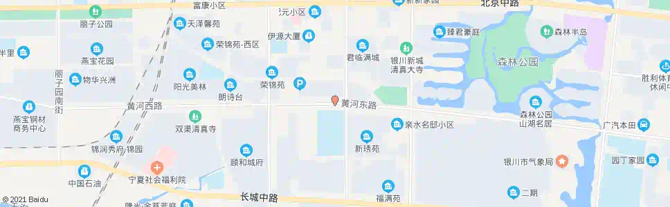 银川六中北_公交站地图_银川公交_妙搜公交查询2024