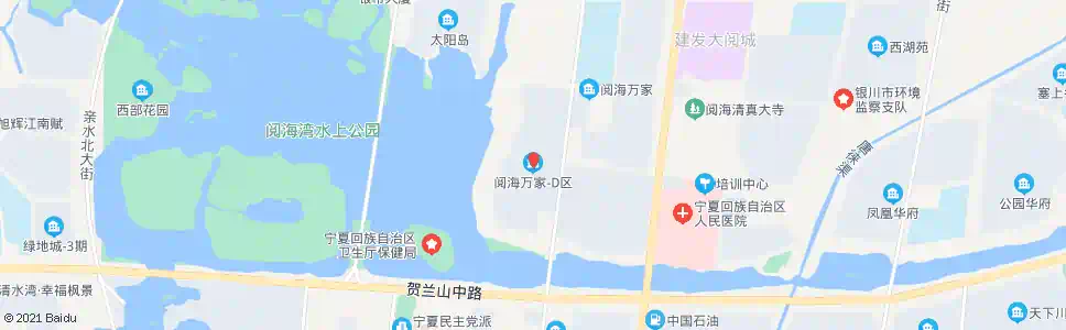 银川阅海万家D区_公交站地图_银川公交_妙搜公交查询2024