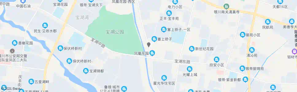 银川凤凰街宝湖路口_公交站地图_银川公交_妙搜公交查询2024