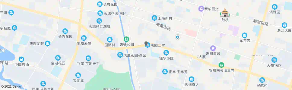 银川南园二村_公交站地图_银川公交_妙搜公交查询2024