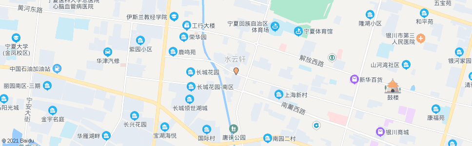 银川凤凰街新华街口_公交站地图_银川公交_妙搜公交查询2024