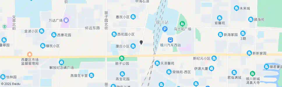 银川兴洲街站_公交站地图_银川公交_妙搜公交查询2024