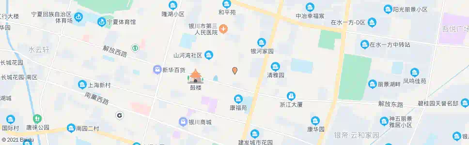 银川信义市场_公交站地图_银川公交_妙搜公交查询2024