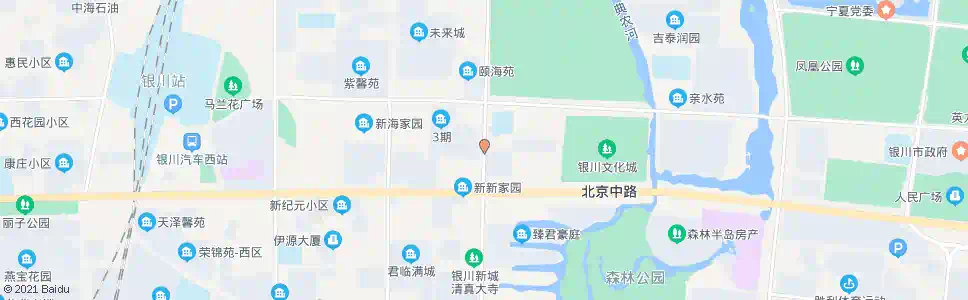 银川新新家园_公交站地图_银川公交_妙搜公交查询2024