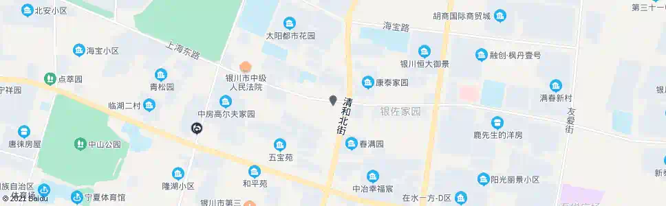 银川北门_公交站地图_银川公交_妙搜公交查询2024