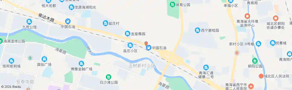 西宁海湖桥西_公交站地图_西宁公交_妙搜公交查询2024