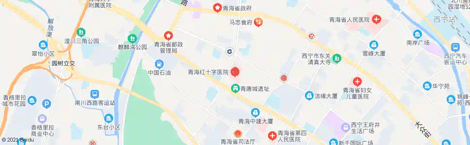 西宁红十字医院_公交站地图_西宁公交_妙搜公交查询2024